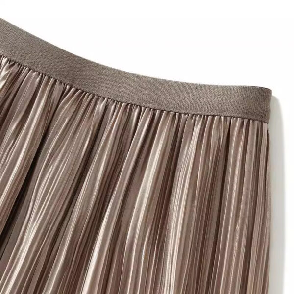 Autumn Retro Fall Gauze Skirt Slimming Large Hem Fishtail Skirt For Women - Image 2