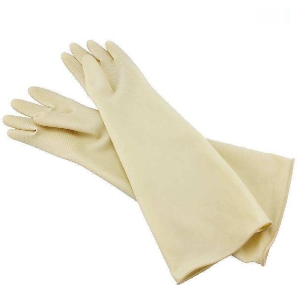 60cm Thicken And Lengthen Natural Latex Waterproof Antifouling Labor Gloves - Image 7