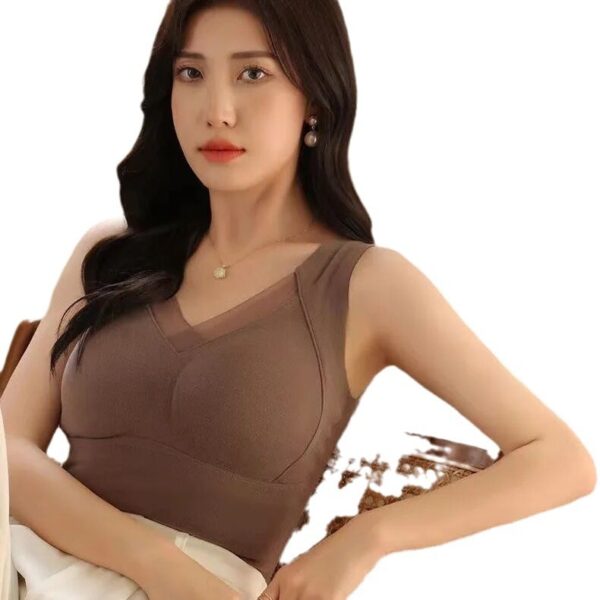 Women's 3D Graphene Autumn Winter Leave No Trace Warm Tank Top - Image 5