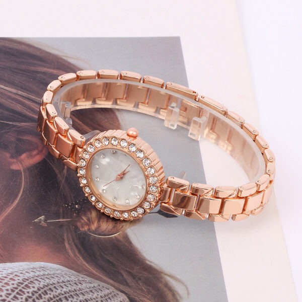 Women's Casual Diamond Quartz Bracelet Watch - Image 6