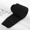 Autumn And Winter Fleece-lined Thickened Screw Cotton Vertical Stripes Base One-piece Trousers - Image 4