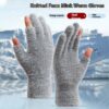 Autumn And Winter Fashionable Warm Exposed Two Finger Gloves