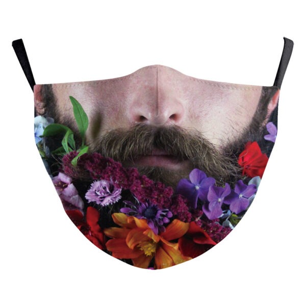 Santa Claus Digital Printing Double Layer Dustproof Mask - Image 8