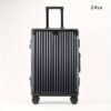 20in/24in/26in Aluminum Golden-framed Suitcase - Large Capacity, USB Charging Port, Rear Cup Holder, Rolling Wheels, Telescopic Handle - Universal Boarding Password Push Box for Men and Women - Image 15