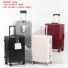 20in/24in/26in Aluminum Golden-framed Suitcase - Large Capacity, USB Charging Port, Rear Cup Holder, Rolling Wheels, Telescopic Handle - Universal Boarding Password Push Box for Men and Women - Image 6