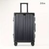 20in/24in/26in Aluminum Golden-framed Suitcase - Large Capacity, USB Charging Port, Rear Cup Holder, Rolling Wheels, Telescopic Handle - Universal Boarding Password Push Box for Men and Women - Image 19