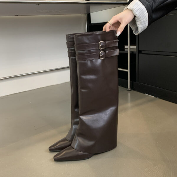 Temperament Wild Sleeve Fashion Boots - Image 4