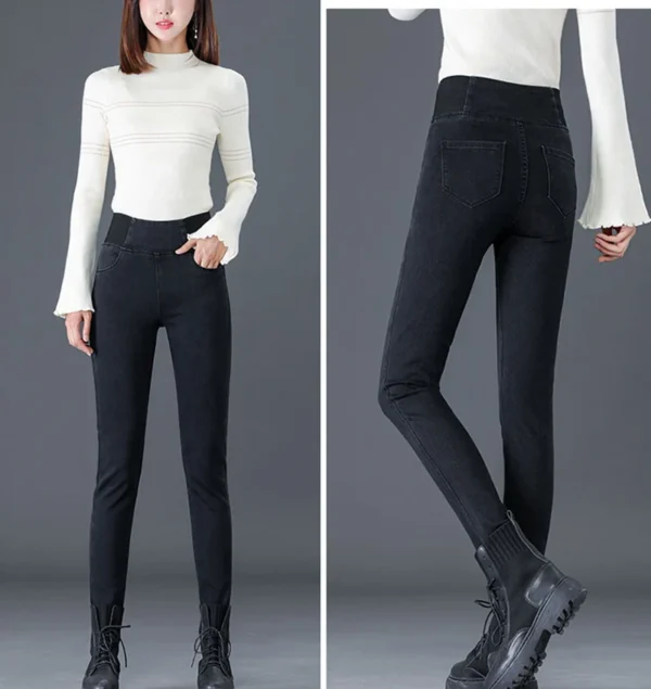 Oversize 26-38 Black Skinny Pencil Jeans Women High Waist Slim Denim Pants Stretch Leggings Vaqueros Casual Pantalones Jean 2024 - Image 21
