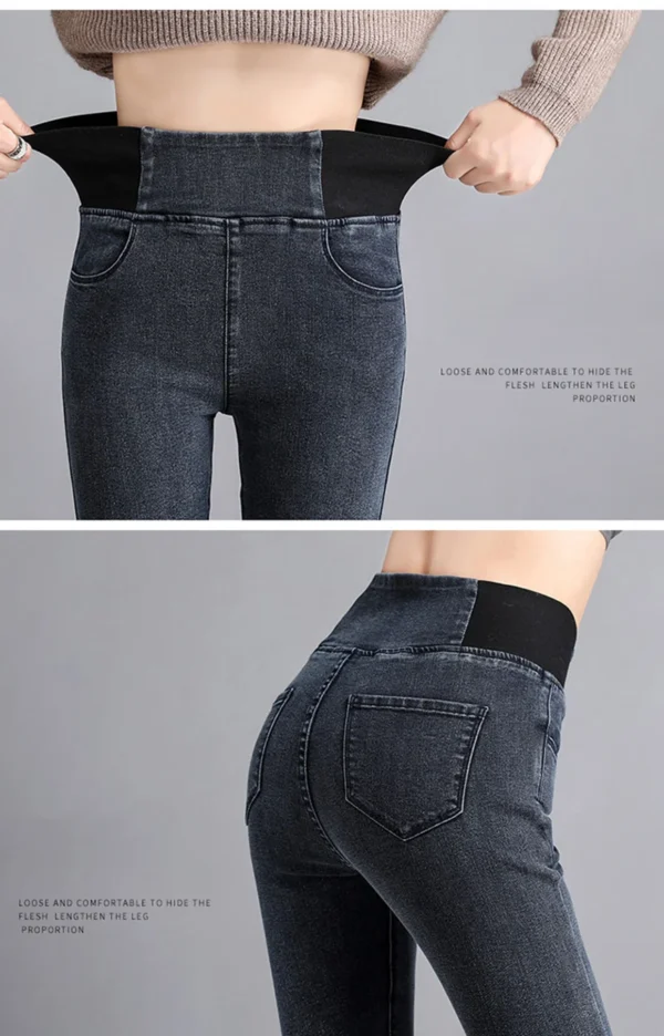 Oversize 26-38 Black Skinny Pencil Jeans Women High Waist Slim Denim Pants Stretch Leggings Vaqueros Casual Pantalones Jean 2024 - Image 22