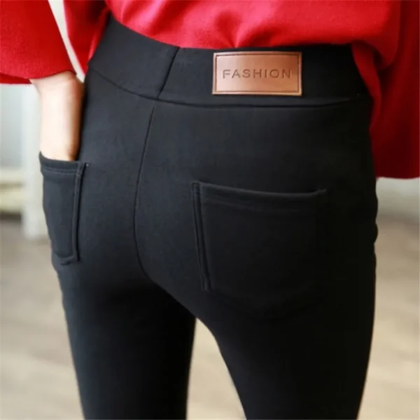 Women Stretchy Skinny Jeans for Short Petite Pull-On Casual Ease Comfort Tummy Control 3XS XXS  2XL 3XL Plus Black Stretch Pants - Image 9