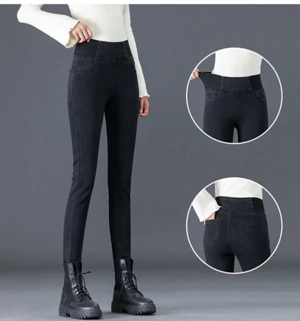 Oversize 26-38 Black Skinny Pencil Jeans Women High Waist Slim Denim Pants Stretch Leggings Vaqueros Casual Pantalones Jean 2024 - Image 23