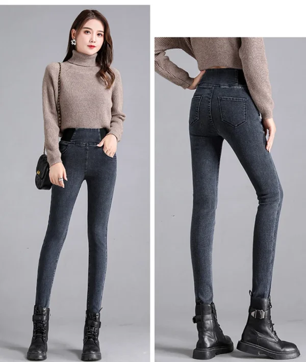 Oversize 26-38 Black Skinny Pencil Jeans Women High Waist Slim Denim Pants Stretch Leggings Vaqueros Casual Pantalones Jean 2024 - Image 18