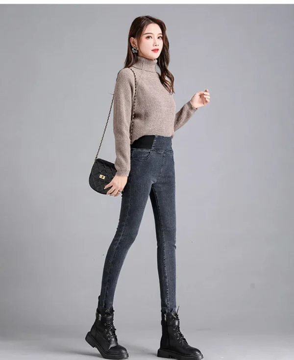 Oversize 26-38 Black Skinny Pencil Jeans Women High Waist Slim Denim Pants Stretch Leggings Vaqueros Casual Pantalones Jean 2024 - Image 16