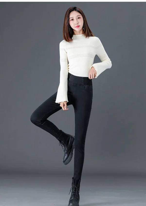 Oversize 26-38 Black Skinny Pencil Jeans Women High Waist Slim Denim Pants Stretch Leggings Vaqueros Casual Pantalones Jean 2024 - Image 19
