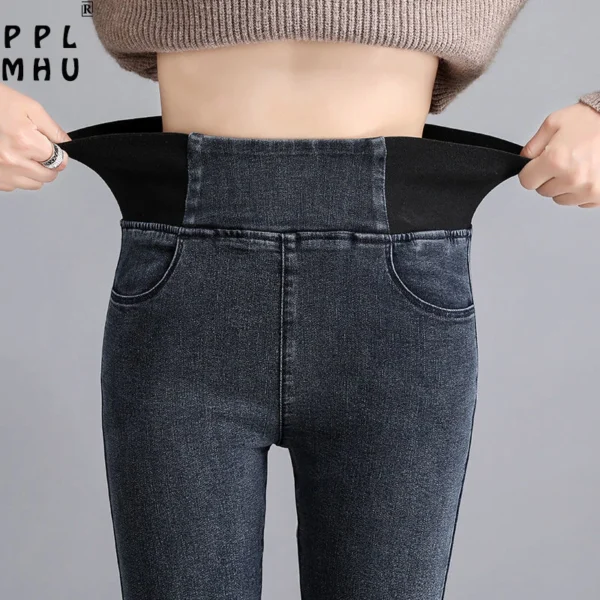 Oversize 26-38 Black Skinny Pencil Jeans Women High Waist Slim Denim Pants Stretch Leggings Vaqueros Casual Pantalones Jean 2024 - Image 9