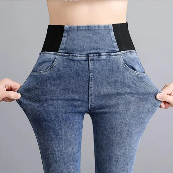 Oversize 26-38 Black Skinny Pencil Jeans Women High Waist Slim Denim Pants Stretch Leggings Vaqueros Casual Pantalones Jean 2024 - Image 8