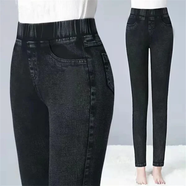 Vintage Skinny Pencil Ankle Length Jeans Women High Wasit Big Size 34 Stretch Denim Pants Mom's Leggings Vaqueros Slim Pantalone - Image 17